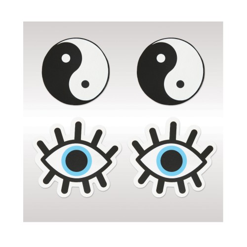 Peekaboos Yin & Yang Pasties 2 Pairs