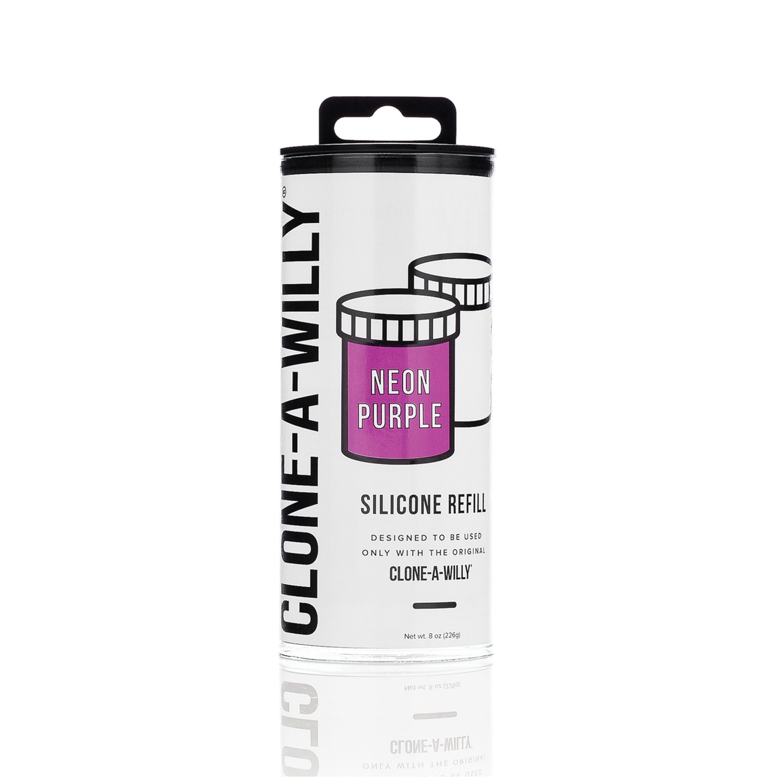 Clone-A-Willy Silicone Refill - Neon Purple