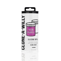 Clone-A-Willy Silicone Refill - Neon Purple