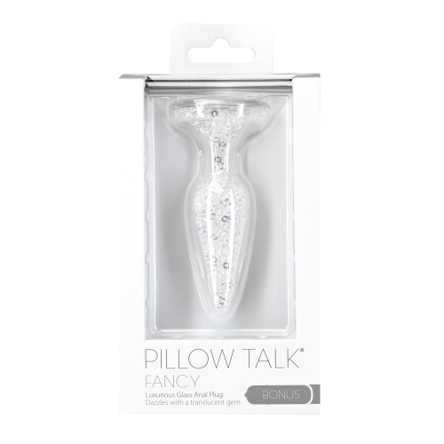 Juguete Anal de Vidrio Pillow Talk Fancy para Juego Elegante