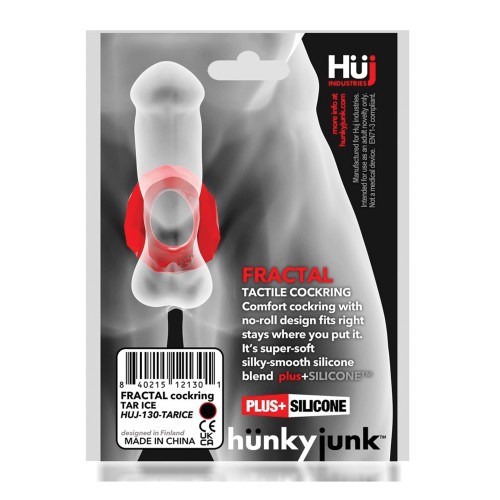 Hunky Junk Fractal Cockring Hielo Transparente