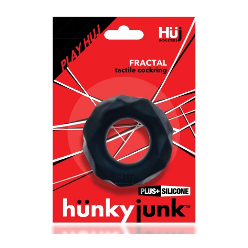 Anillo de Pene Fractal Hunky Junk - Tar Ice - Máximo Confort