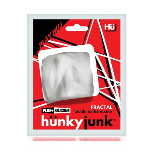 Estirador de Testículos Hunky Junk Fractal - Hielo Transparente