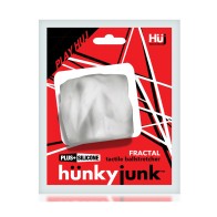 Estirador de Testículos Hunky Junk Fractal - Hielo Transparente