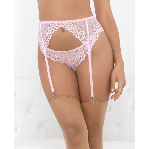 Cinturilla de Encaje Romance Rosa Talla LG