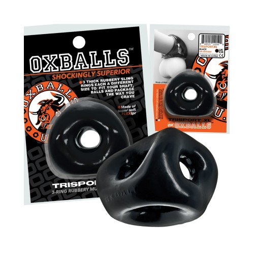 Oxballs Tri Sport XL 3 Ring Sling Black