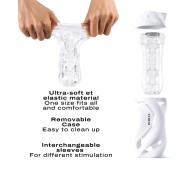 Dorcel Deep Blow Manual Masturbator White