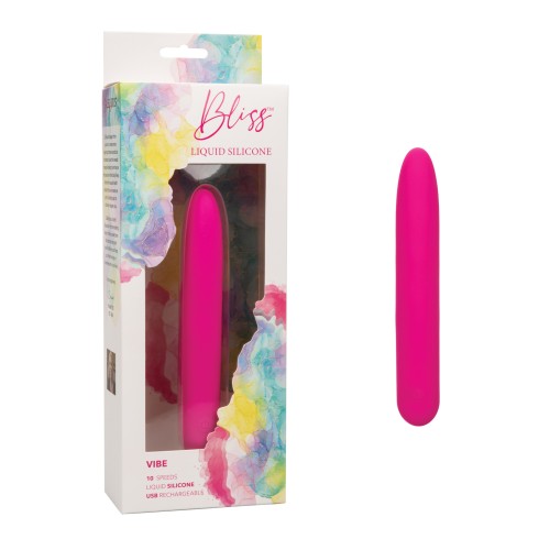 Bliss Liquid Silicone Vibrator Pink