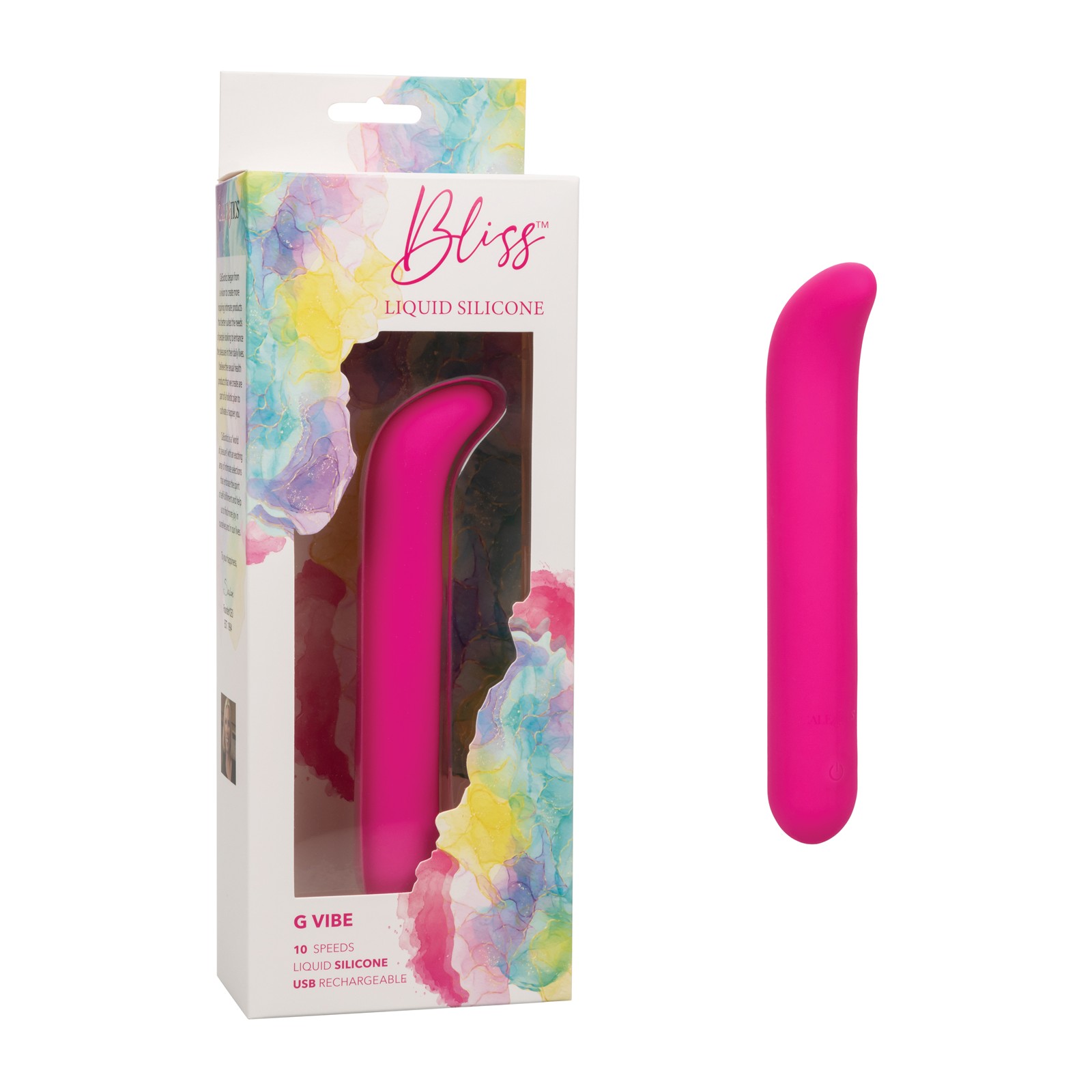 Vibrador G Bliss de Silicona Líquida Rosa