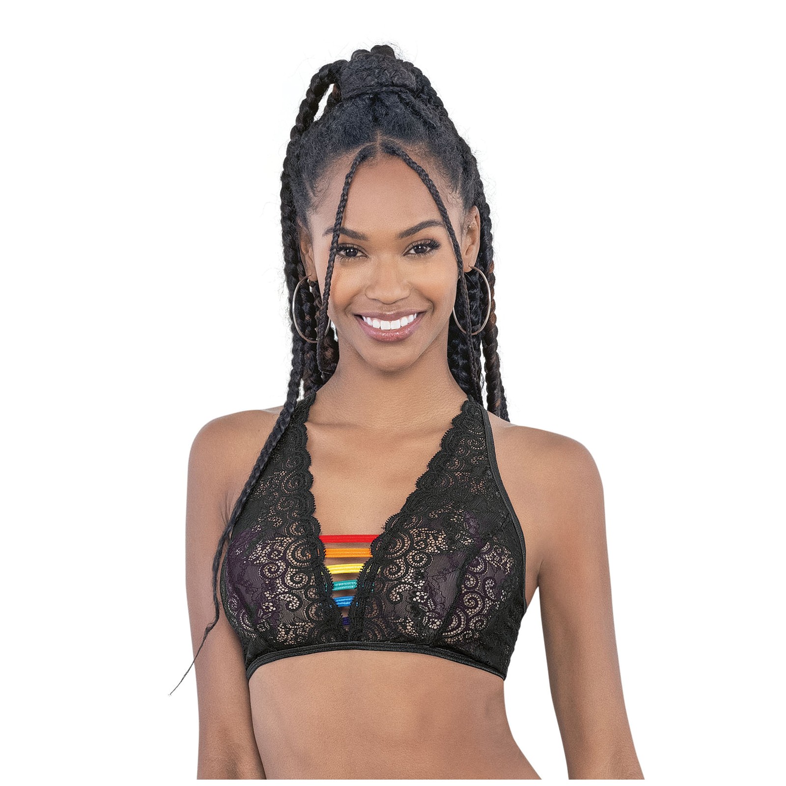 Pride Lace Rainbow Strappy Top from Escante