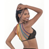 Pride Lace Rainbow Strappy Top from Escante