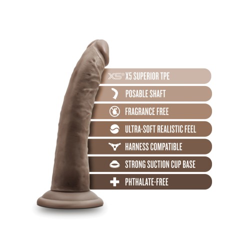 Dildo Posable Dr. Skin Plus 7" para Placer Realista