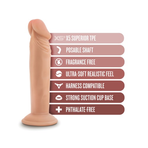 Dildo Posable Dr. Skin Plus 6 Pulgadas Vainilla