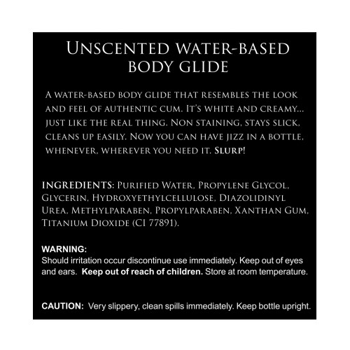 Unscented Water Based Body Glide 16oz