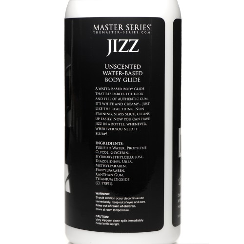 Master Series Jizz Water Based Body Glide 34oz Unscented