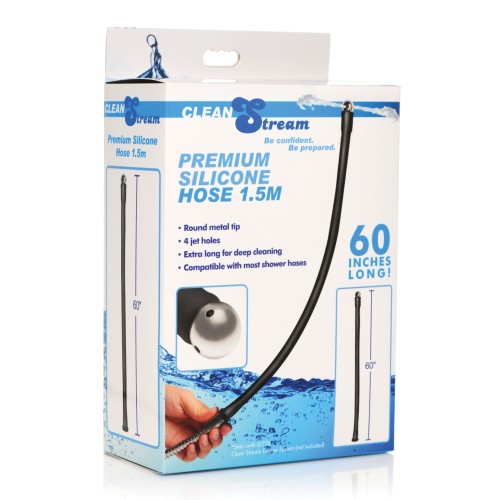 Clean Stream 60-Inch Premium Silicone Hose for Deep Cleansing