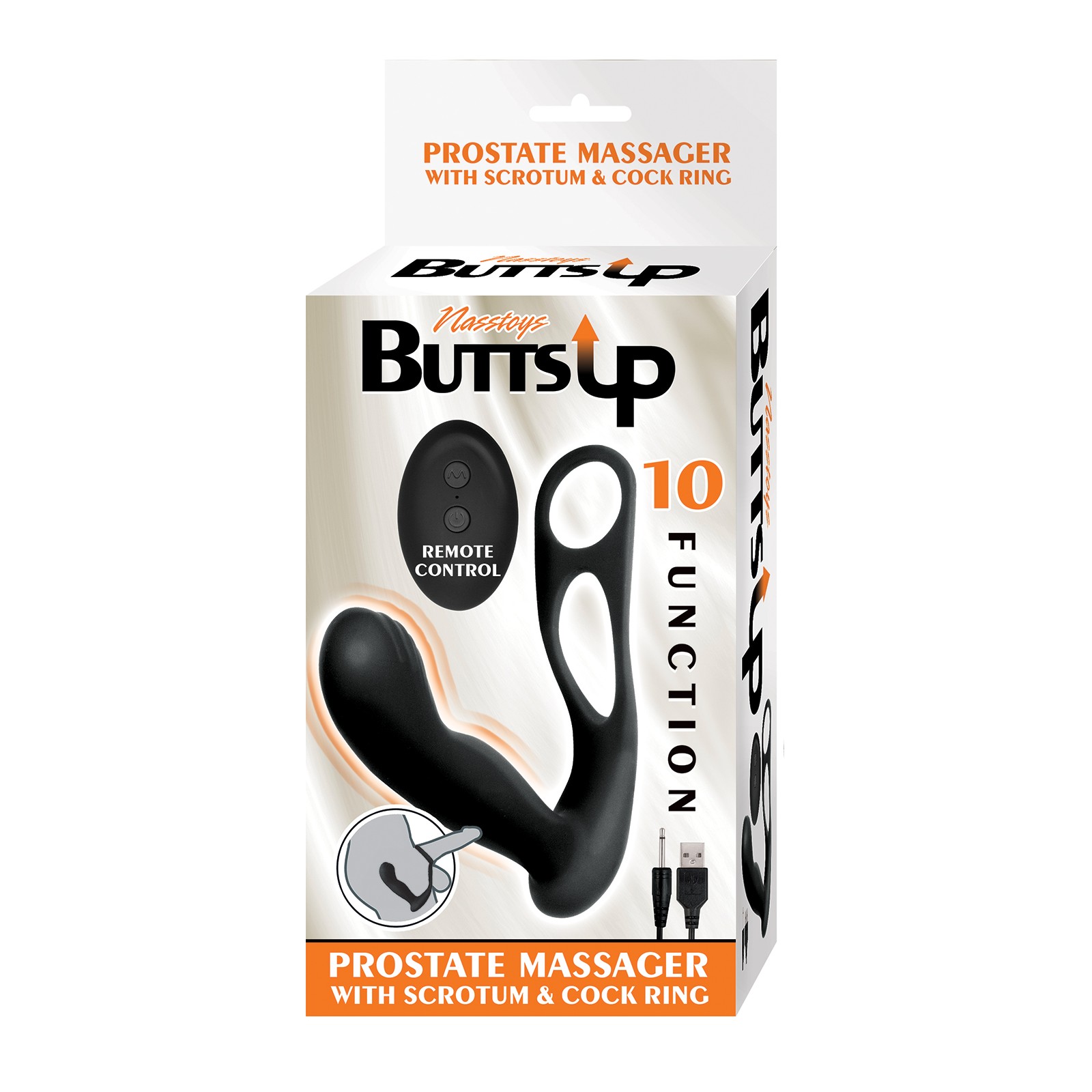 Butts Up Prostate Massager Black