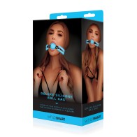 WhipSmart Glow in the Dark Ball Gag - Blue