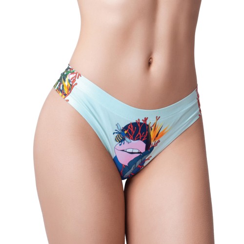 Mememe Tanga Impreso Botanic Panic para Comodidad