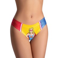 Mememe Comics Wonder Girl Printed Thong XL