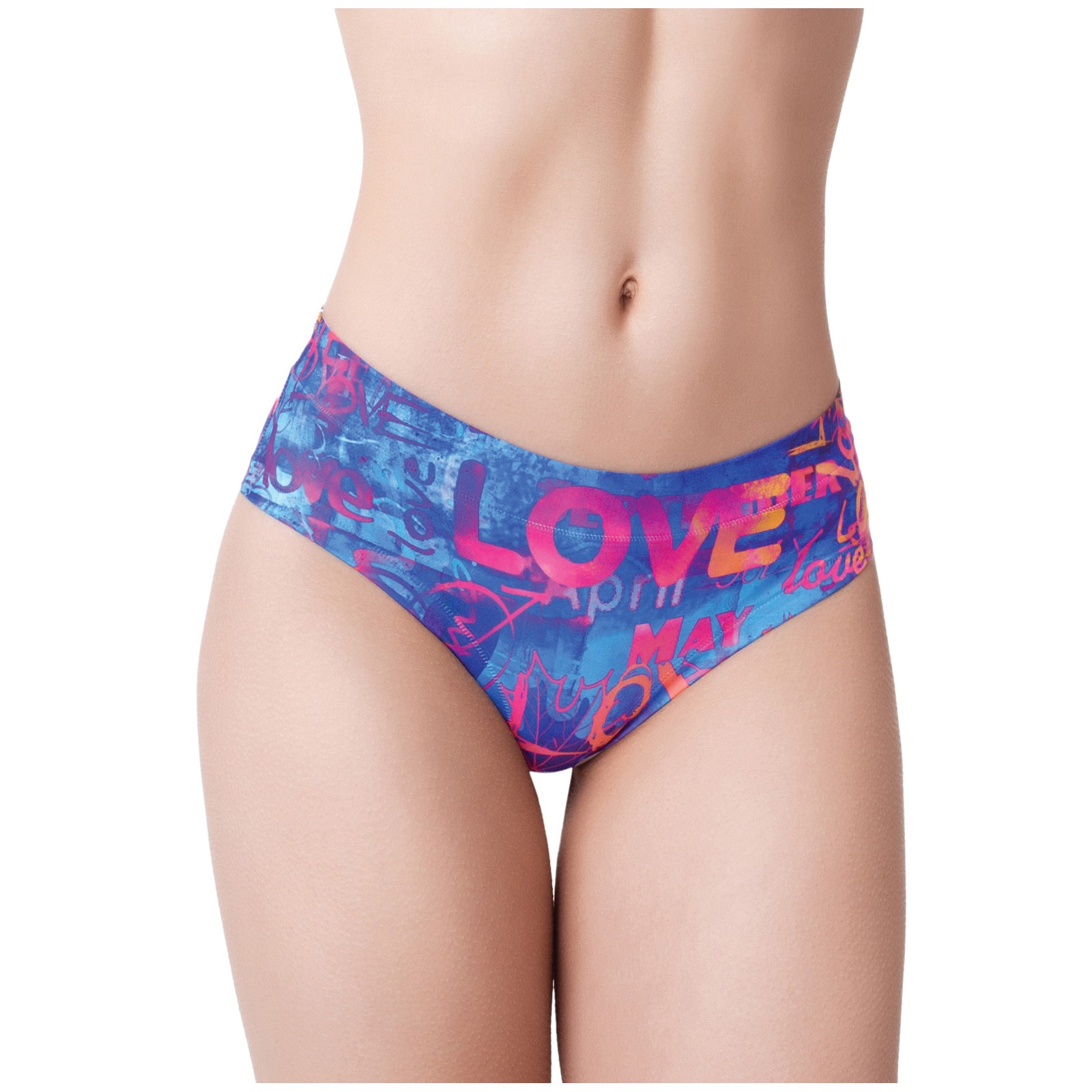 Mememe Love Slip Impreso Graffiti Grande