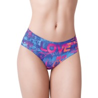 Mememe Love Slip Impreso Graffiti Grande