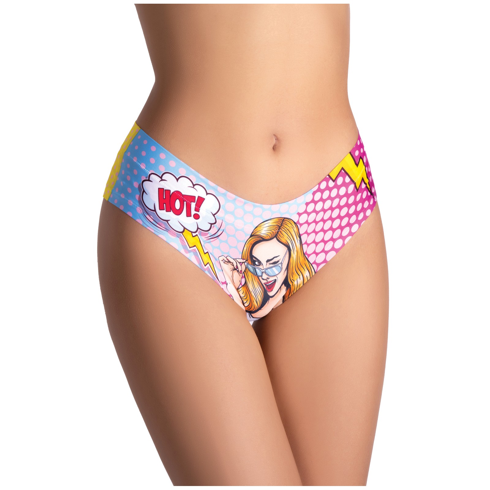 Mememe Comics Hot Girl Printed Slip in Large