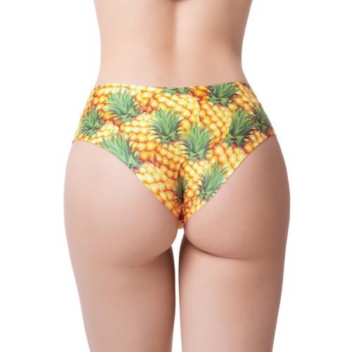 Mememe Slip con Impresión de Piña Verano Fresco Grande