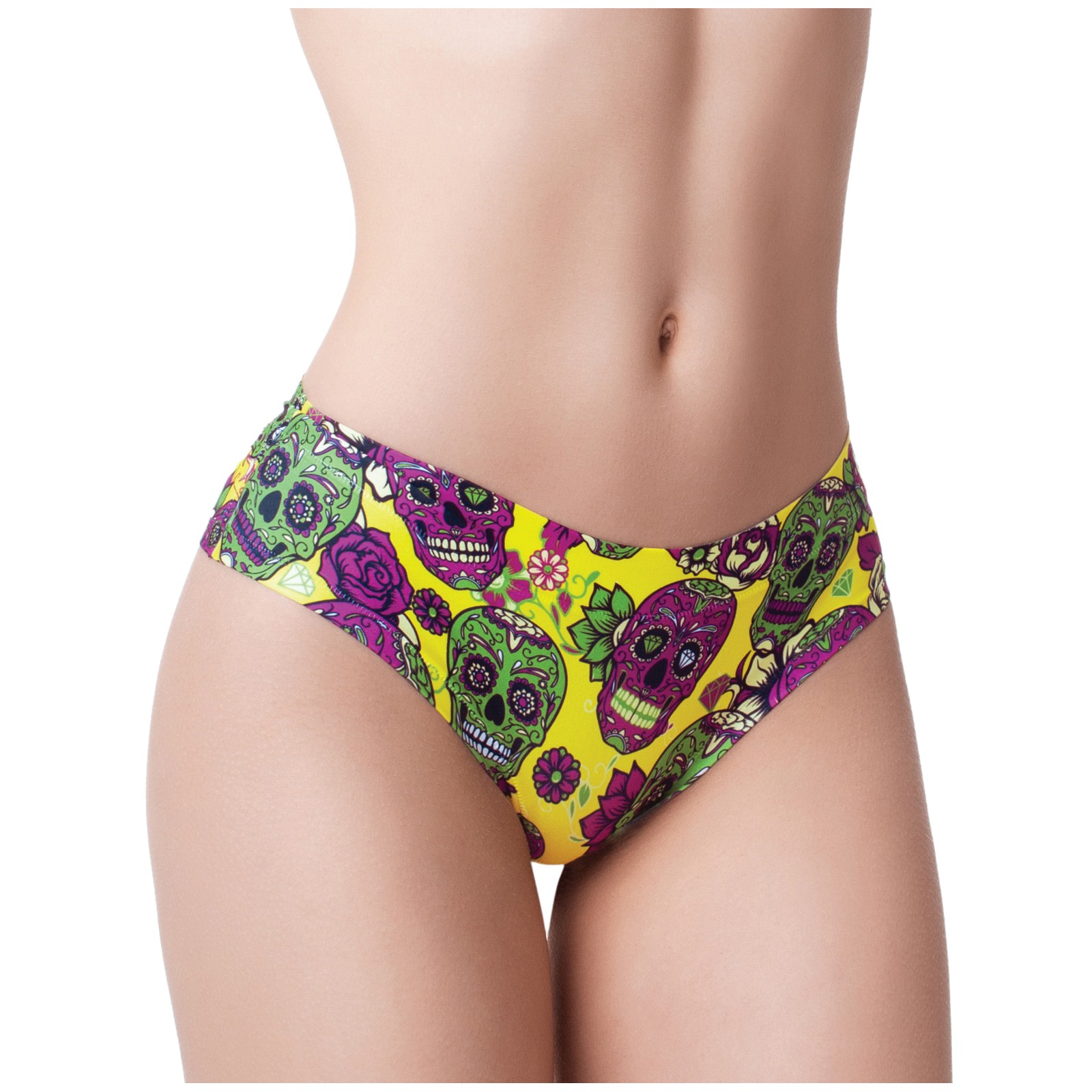 Mememe Skulls Lovers Muertos Printed Panty Small