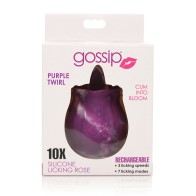 Curve Toys Gossip Licking Rose Torbellino Púrpura