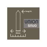 Condón Union Snug Paquete de 12