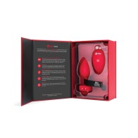 Plug Vibrador Corazón b-Vibe - Juego Anal Glamuroso