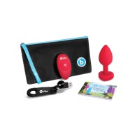 b-Vibe Vibrating Heart Plug - Glamorous Anal Play