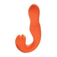 Vibrador G-Spot con Cabeza Rotativa y Lamedor de Clítoris NO ETA Joi - Naranja