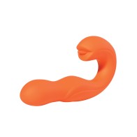 Vibrador G-Spot con Cabeza Rotativa y Lamedor de Clítoris NO ETA Joi - Naranja