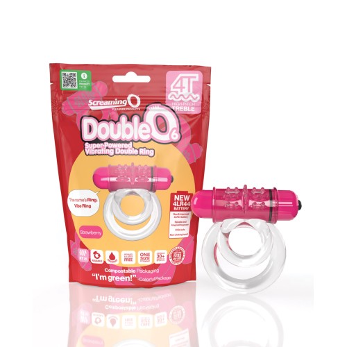 Screaming O 4T DoubleO Vibrator - Sweet Strawberry Vibes