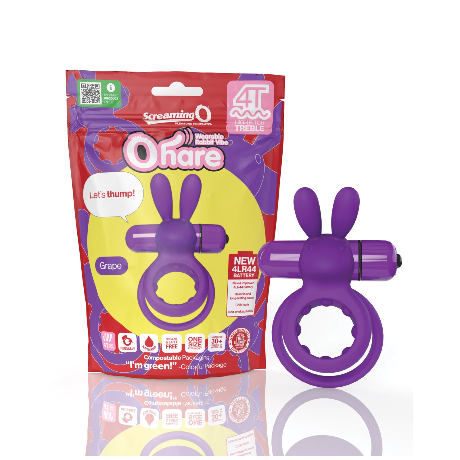 Screaming O 4T Ohare Vibrator - Grape