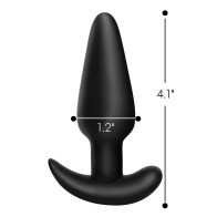 Bang 21X Vibrating Silicone Butt Plug Black