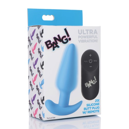 Bang 21X Remote Control Vibrating Butt Plug