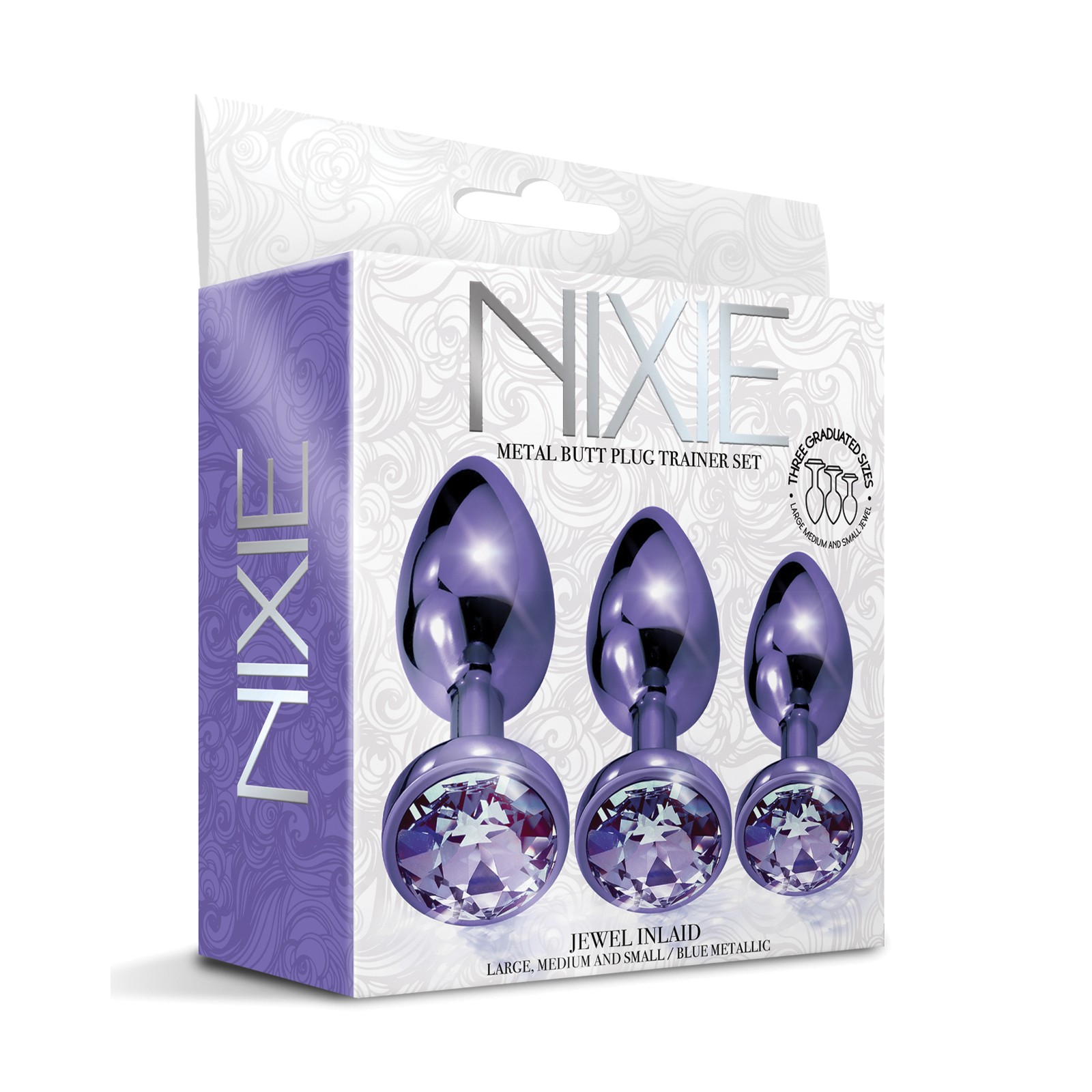 Nixie Metal Butt Plug Trainer Set - Purple