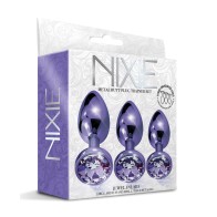 Nixie Metal Butt Plug Trainer Set - Purple