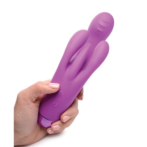 Bang! 10X Triple Rabbit Vibrator Purple