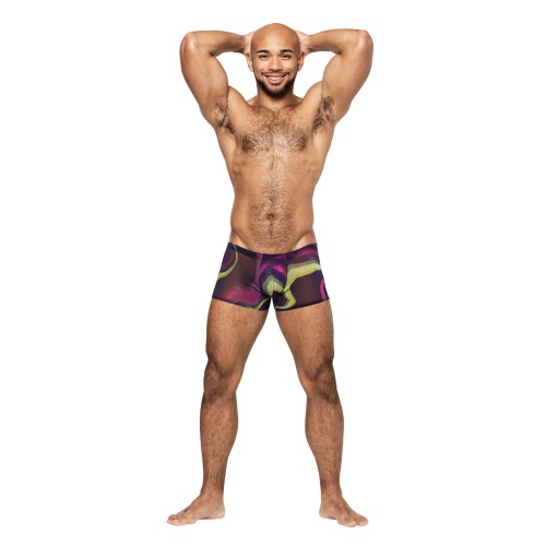 Cosmic Sheer Spandex Mini Shorts for Men