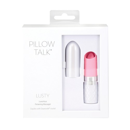 Pillow Talk Lusty Compact Clitoral Stimulator - Pink