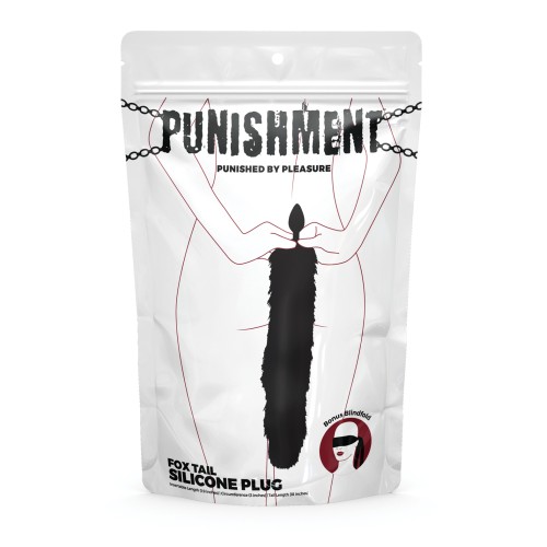 Punishment Fox Tail Plug for Kinky Play