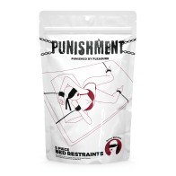 Kit de Restricción para Cama Punishment de 5 Piezas para Aventuras Sensuales