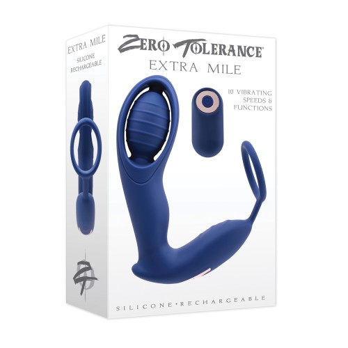 Zero Tolerance Extra Mile C Ring Vibrator in Blue