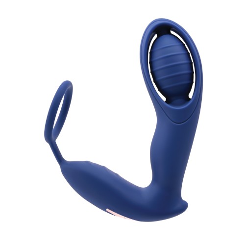 Zero Tolerance Extra Mile C Ring Vibrator in Blue