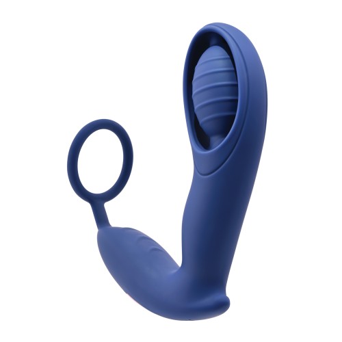 Vibrador C Ring Extra Mile de Zero Tolerance en Azul