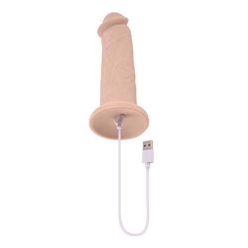 Evolved 7 Inch Girthy Vibrating Dong Light